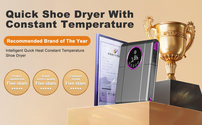 Electric Foldable Boot & Shoe Dryer with Smart Timer