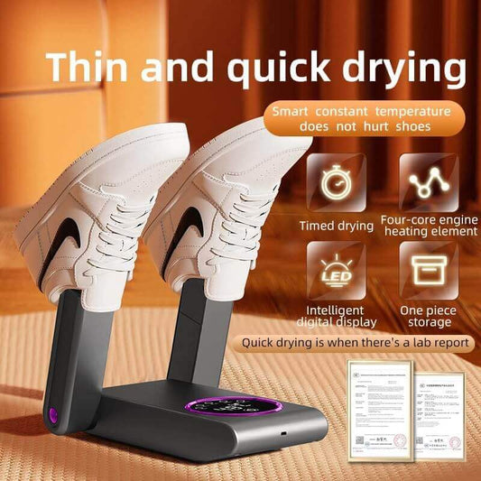 Electric Foldable Boot & Shoe Dryer with Smart Timer