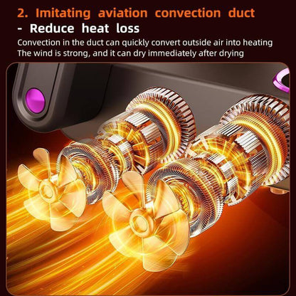 Electric Foldable Boot & Shoe Dryer with Smart Timer