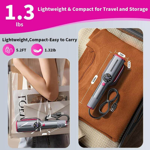 2-in-1 Rotatable Handheld Garment Steamer & Iron