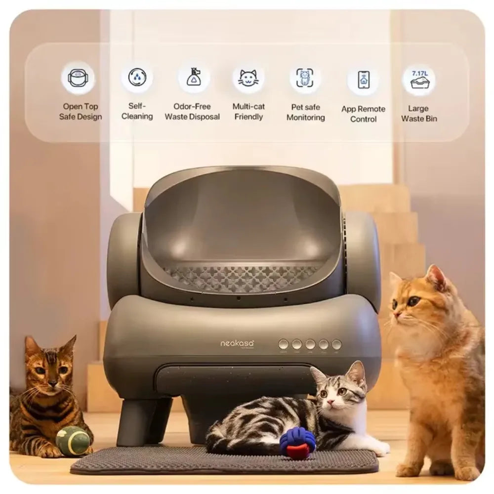 M1 Automatic Smart Cat Litter Box Self Cleaning Electric Open-top Large Cat Tolilet Sandbox