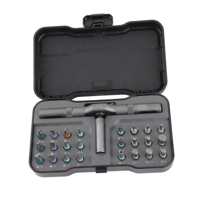24in1 RS1 Multi-Purpose Ratchet Screwdriver Set 24 in 1 S2 Steel Magnetic Screwdriver Bits Repair Tools