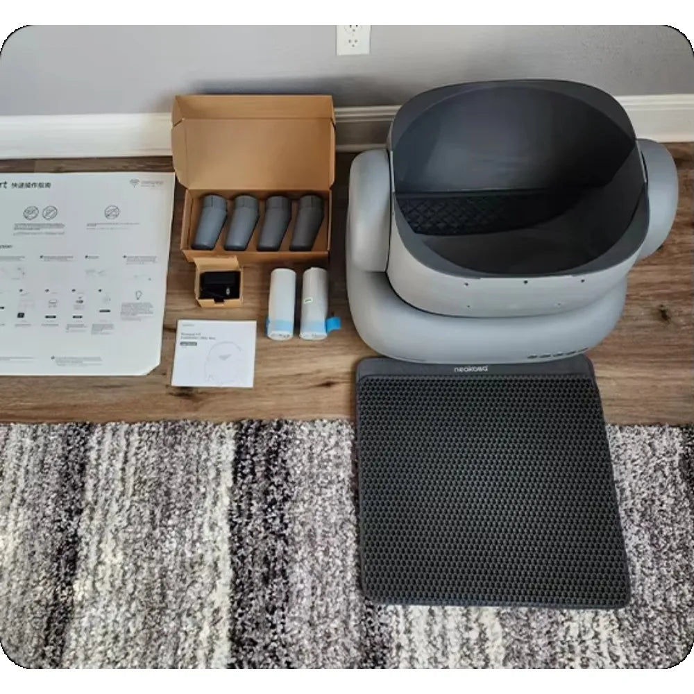 M1 Automatic Smart Cat Litter Box Self Cleaning Electric Open-top Large Cat Tolilet Sandbox